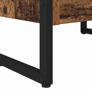 Bokskåp Gammalt trä 80 x 30 x 155 cm Konstruerat trä