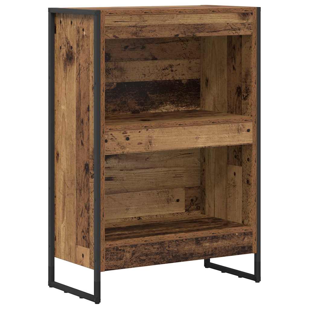Bokskåp Gammalt trä 60 x 30 x 86,5 cm Konstruerat trä