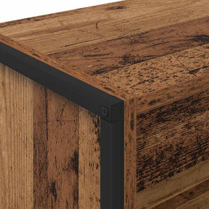 Bokskåp Gammalt trä 80 x 30 x 155 cm Konstruerat trä