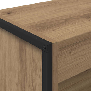 Bokskåp Artisan Ek 80 x 30 x 155 cm Konstruerat trä