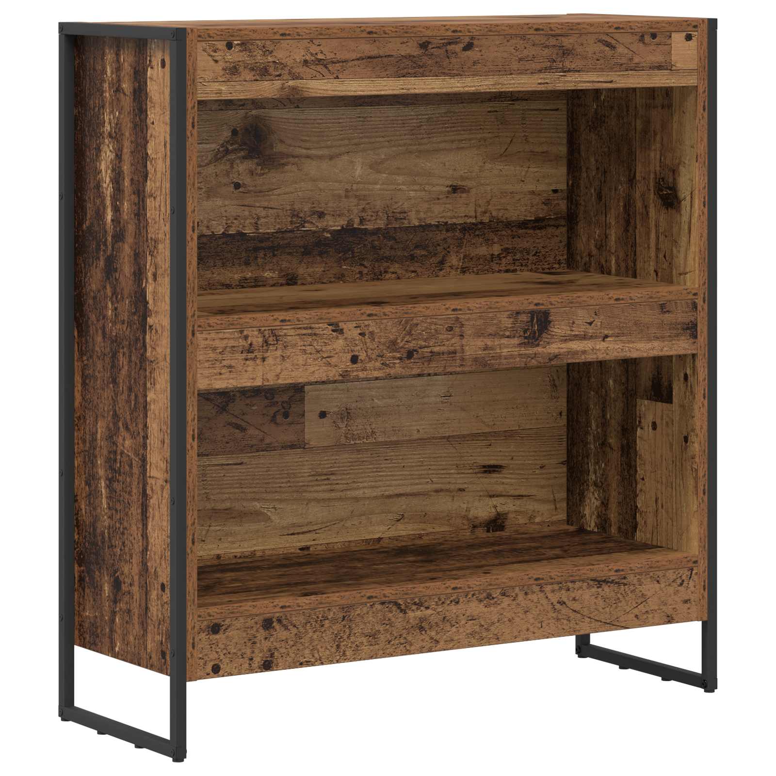 Bokskåp Gammalt trä 80 x 30 x 86,5 cm Konstruerat trä