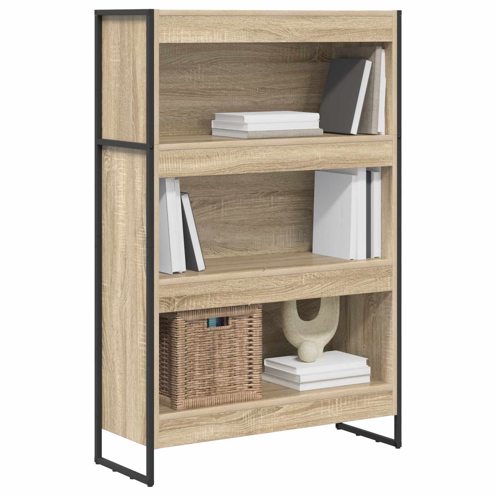 Bokskåp Sonoma 80 x 30 x 121 cm Konstruerat trä