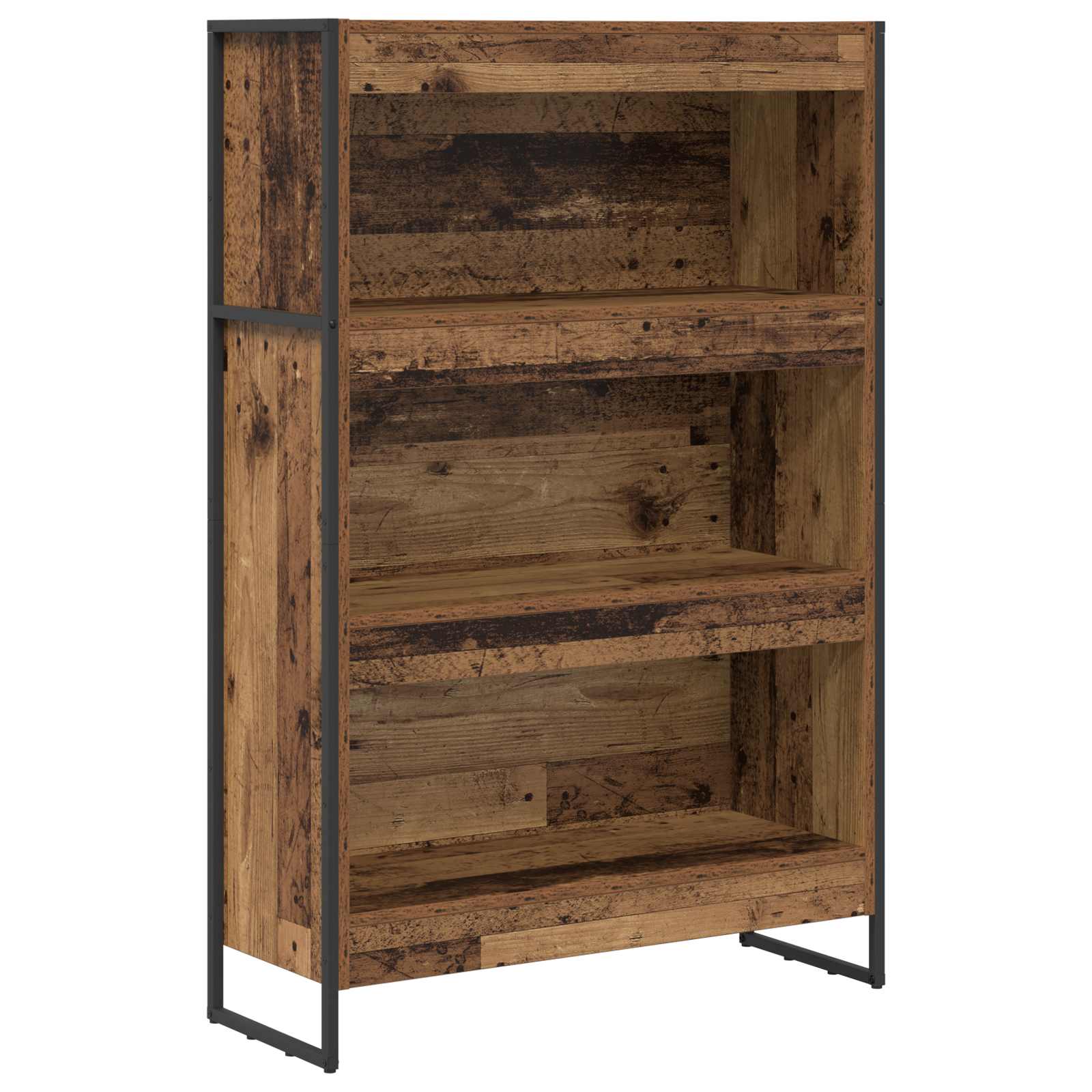 Bokskåp Gammalt trä 80 x 30 x 121 cm Konstruerat trä