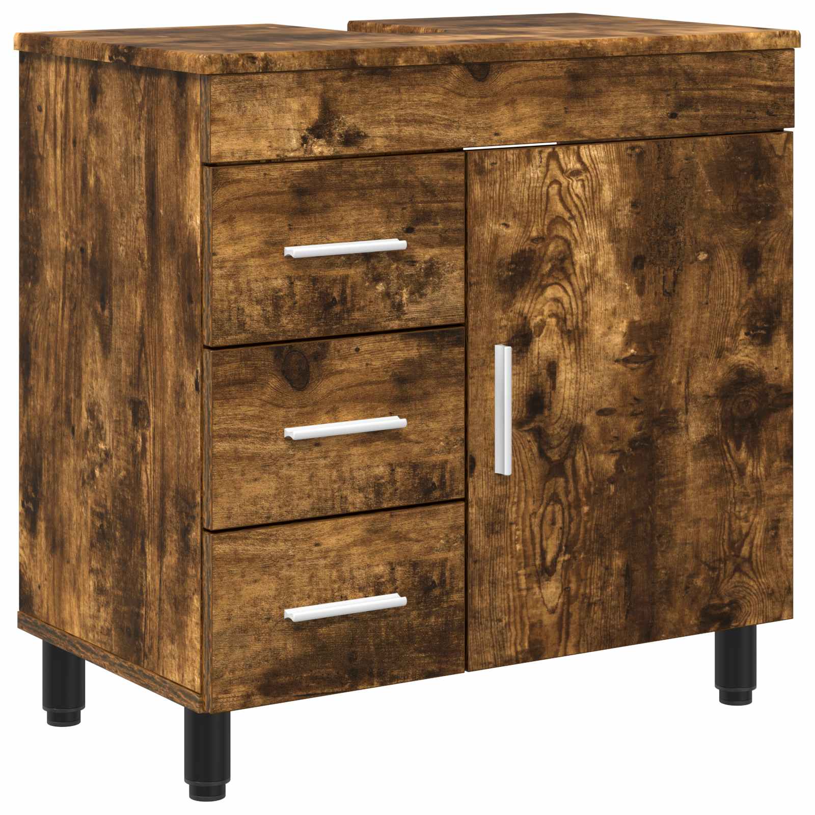 Badrums vaskenhet Rökt ek 60 x 35 x 60 cm Konstruerat trä