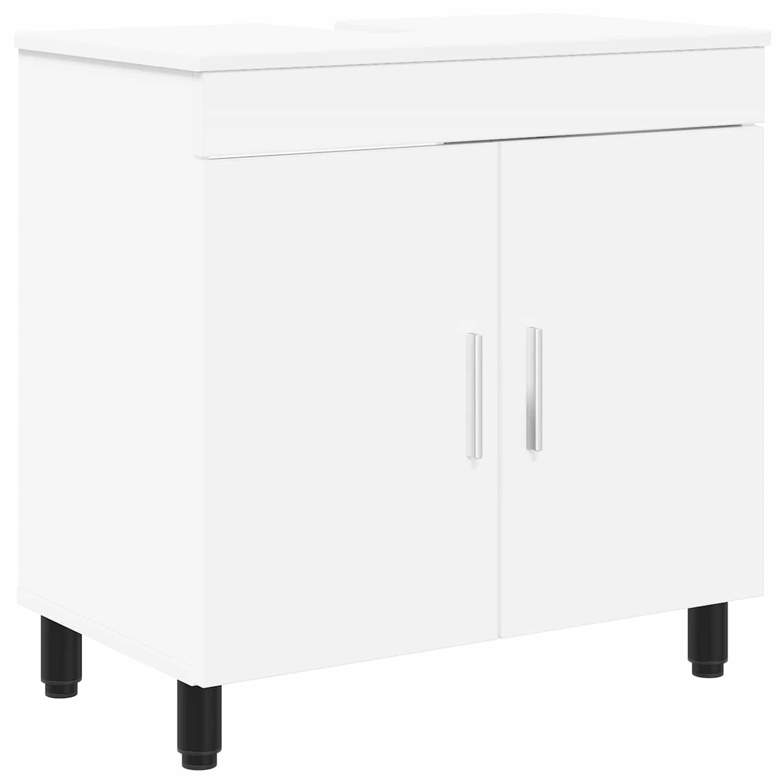 Badrums vaskenhet Vit 60 x 35 x 60 cm Konstruerat trä