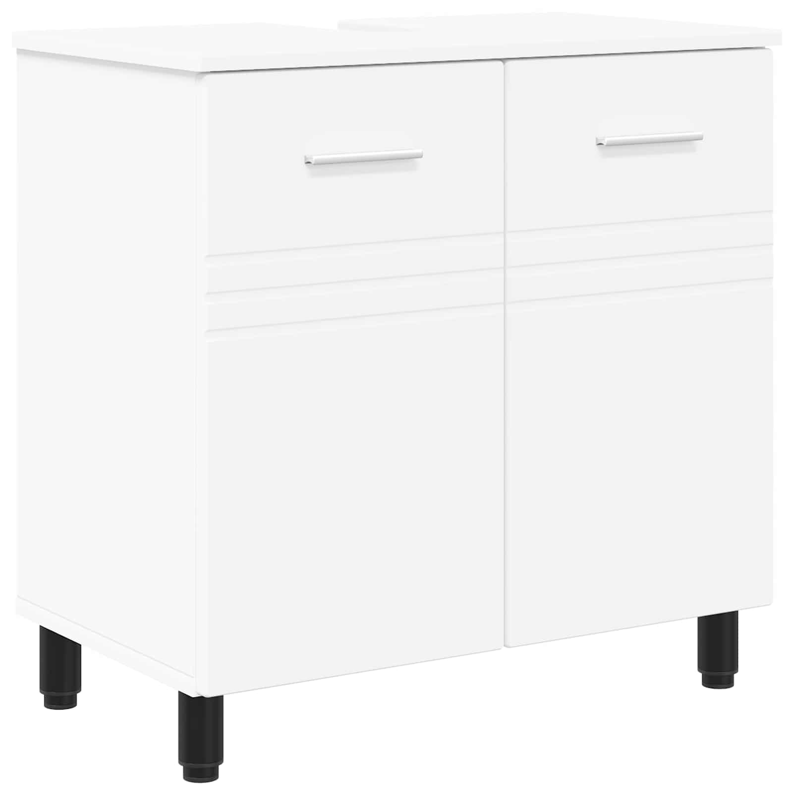 Badrums vaskenhet Vit 60 x 35 x 60 cm Konstruerat trä