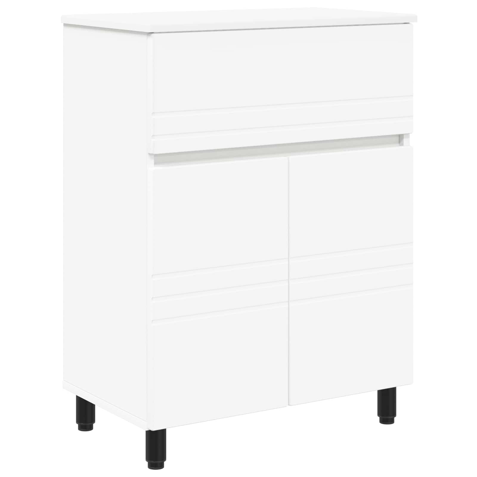 Badrums vaskenhet Vit 60 x 35 x 80 cm Konstruerat trä