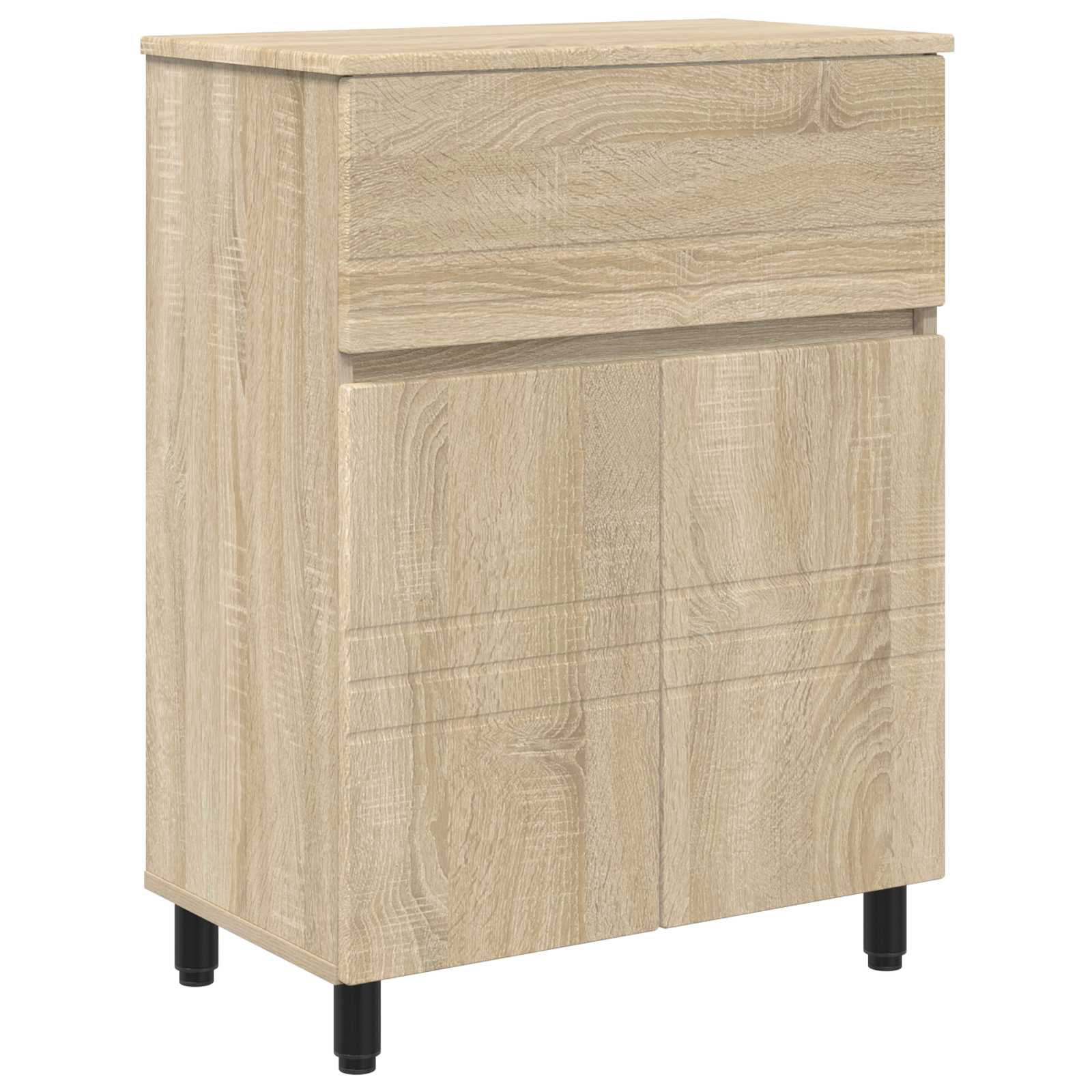 Badrums vaskenhet Sonoma-ek 60 x 35 x 80 cm Konstruerat trä