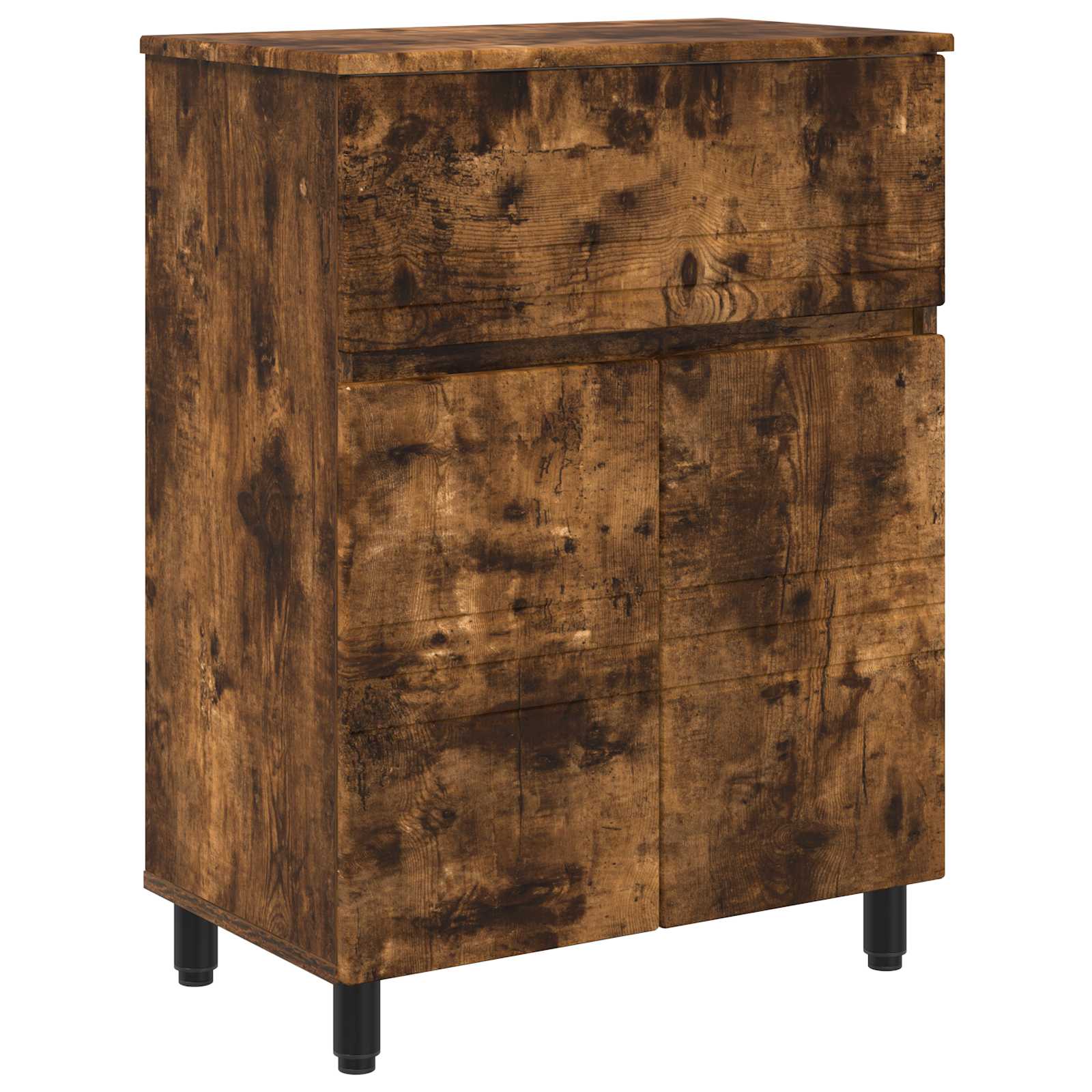 Badrums vaskenhet Rökt ek 60 x 35 x 80 cm Konstruerat trä