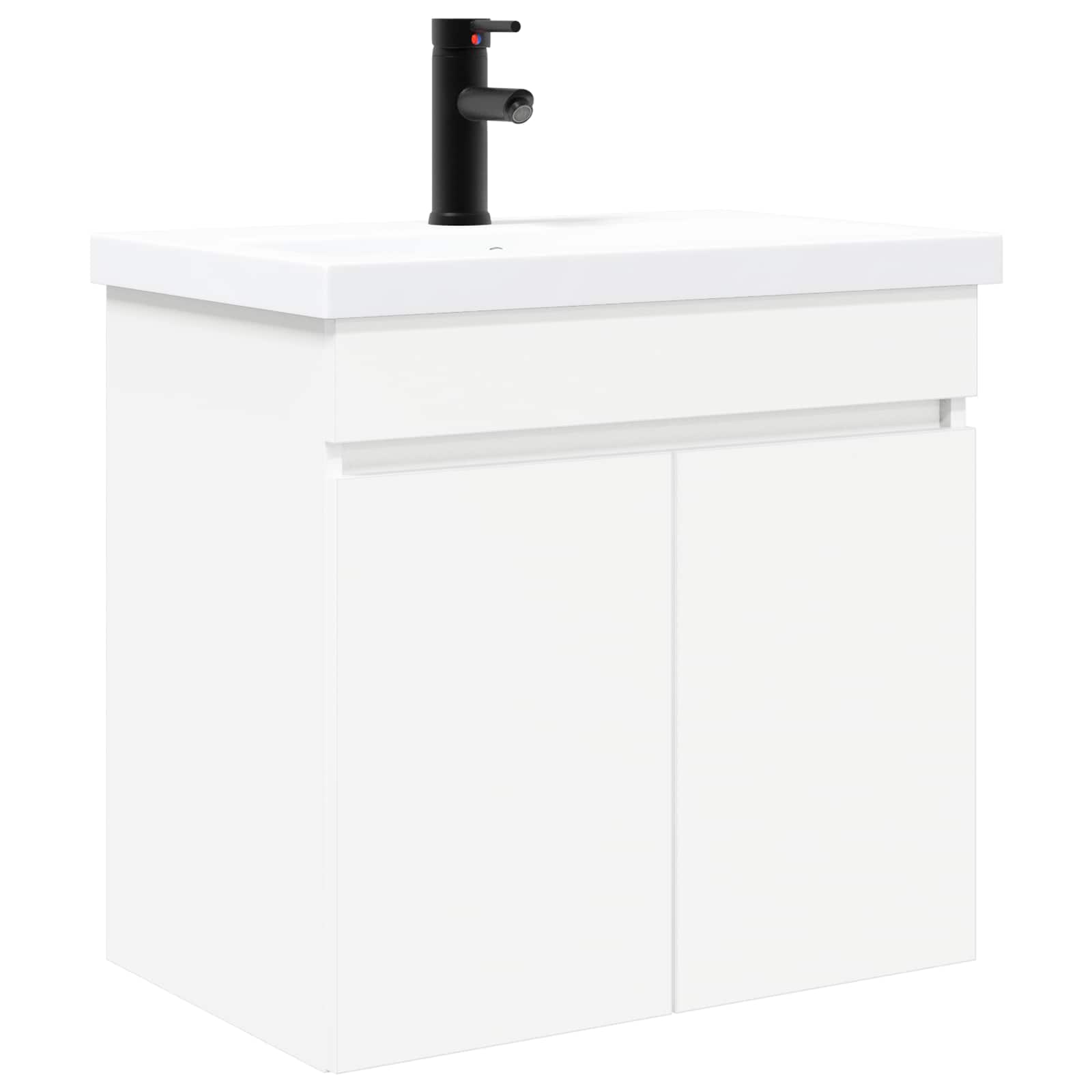 Badrumsspegel med kran Vit 61 x 40 x 74,5 cm
