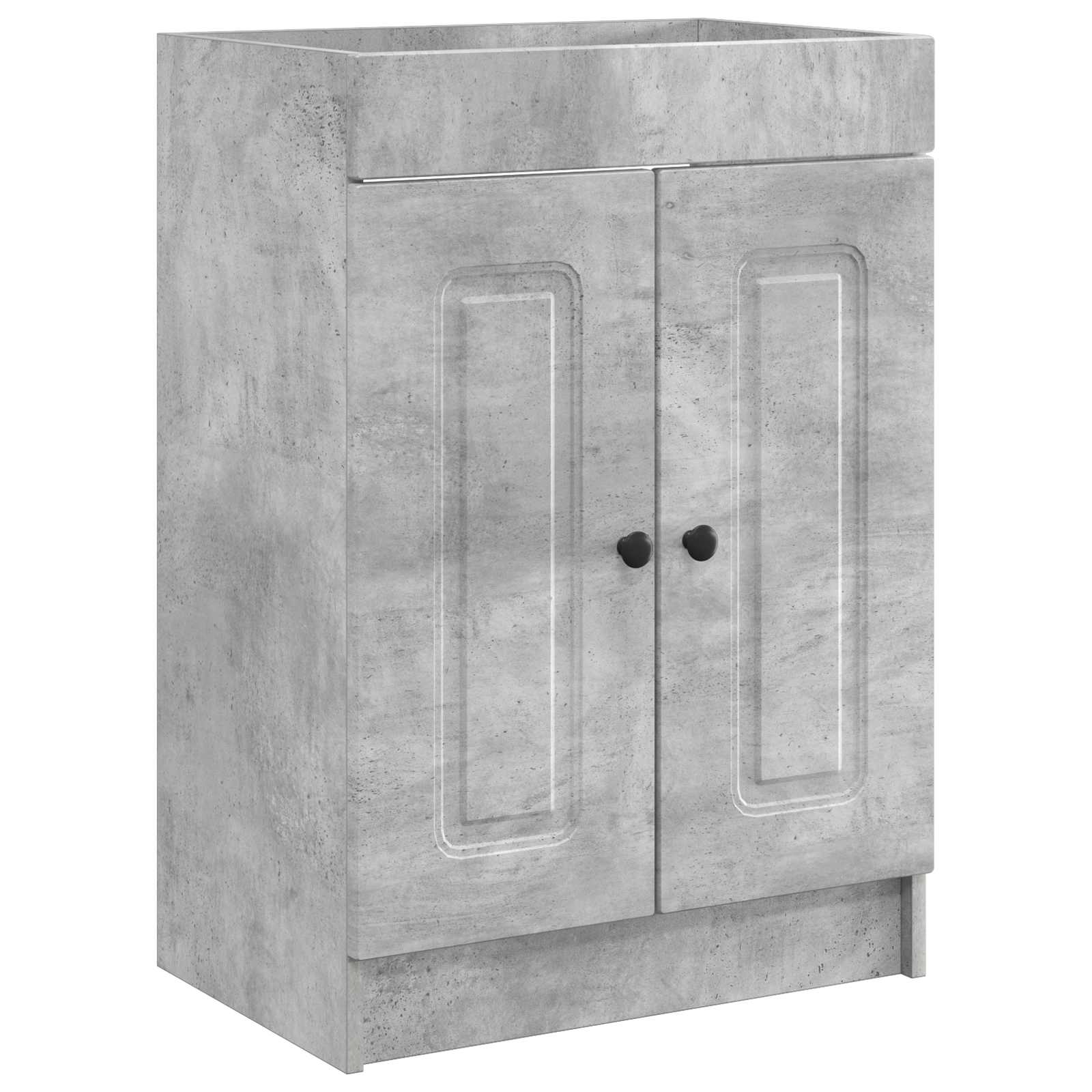 Badrumsskåp under handfat Betonggrå 78,5 x 37,5 x 81 cm