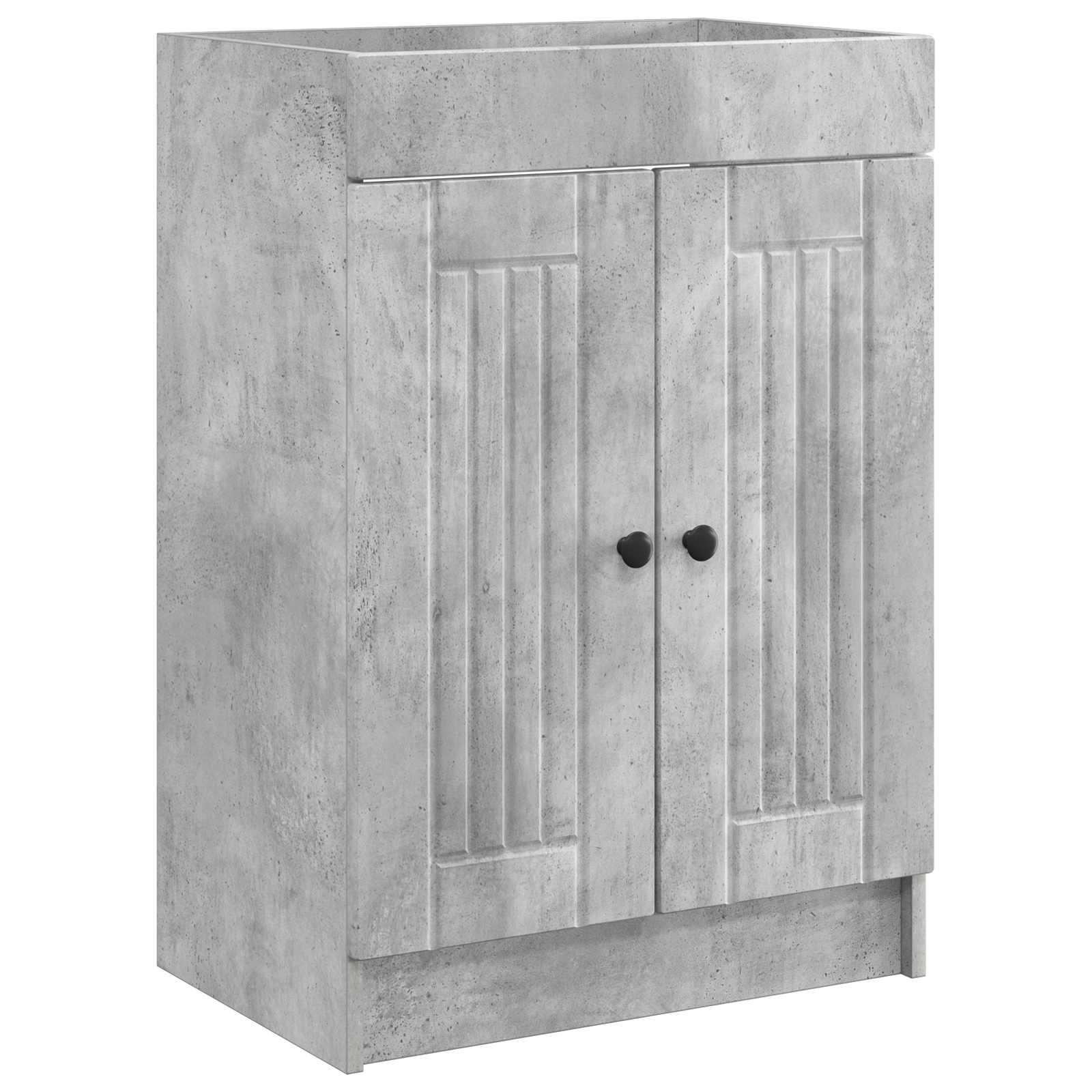Badrumsskåp under handfat Betonggrå 78,5 x 37,5 x 81 cm
