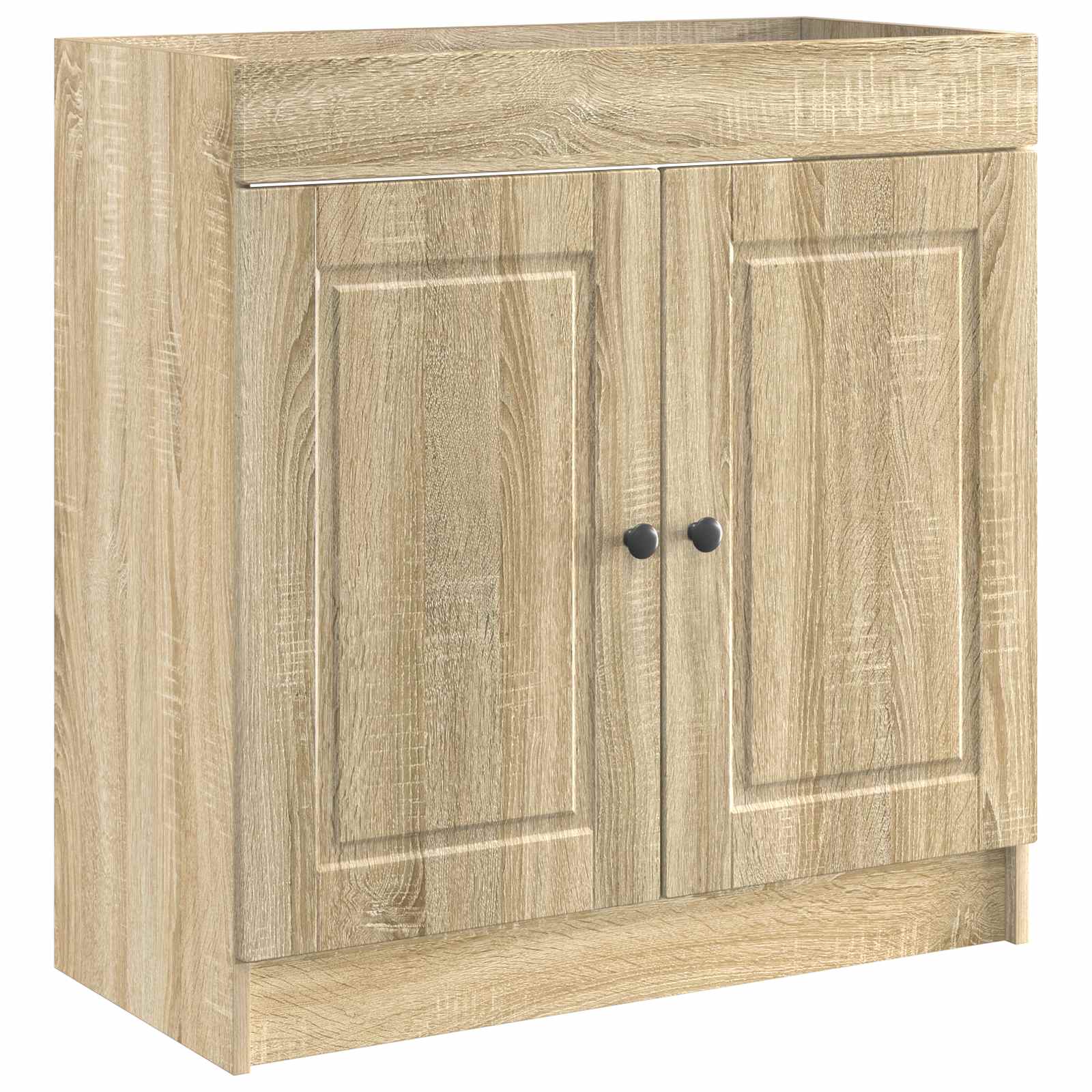 Badrumsskåp under handfat Sonoma-ek 78,5 x 37,5 x 81 cm