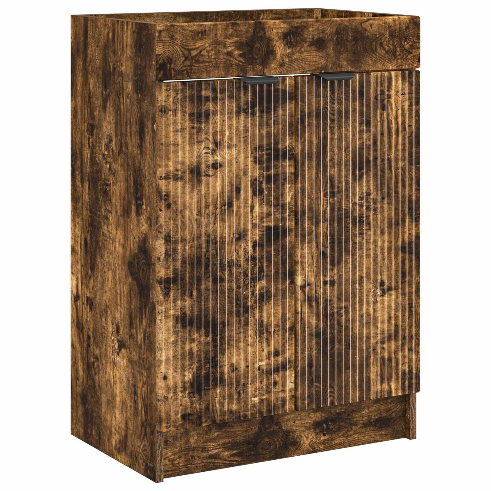 Badrumsskåp under handfat Rökt ek 78,5 x 37,5 x 81 cm