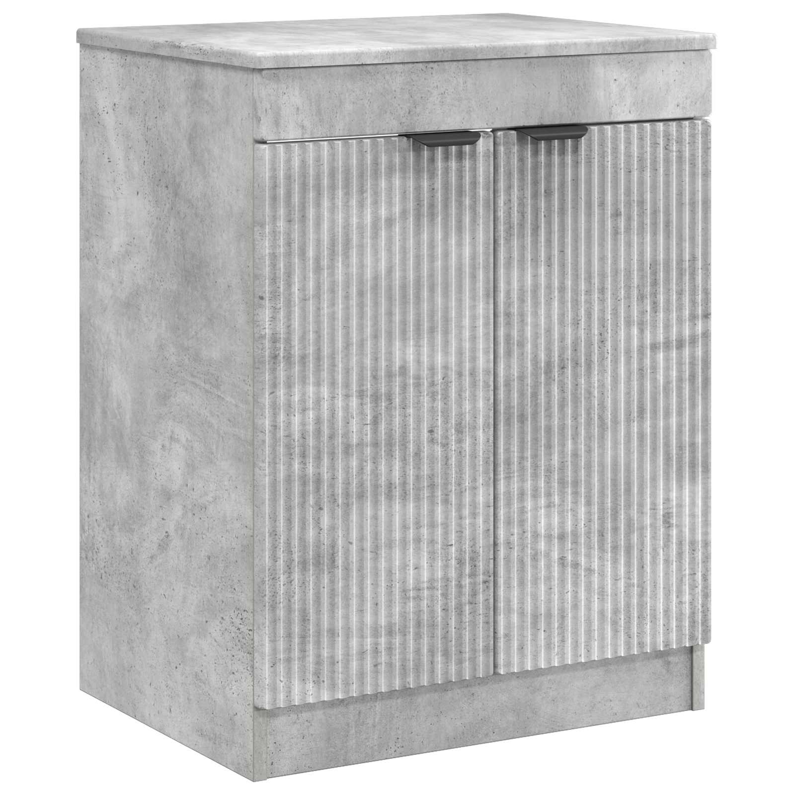 Badrumsskåp Betonggrå 54 x 41 x 70 cm Konstruerat trä
