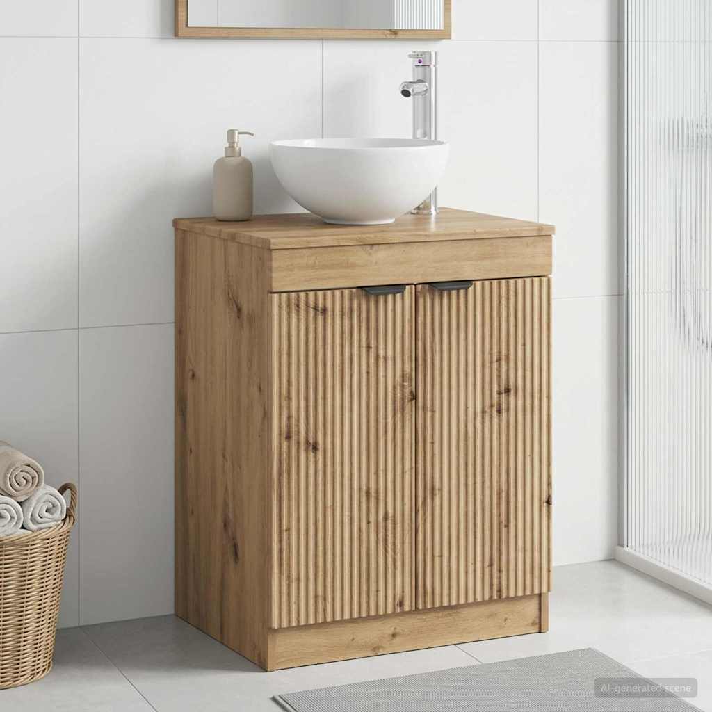 Badrumsskåp Artisan-ek 54 x 41 x 70 cm Konstruerat trä