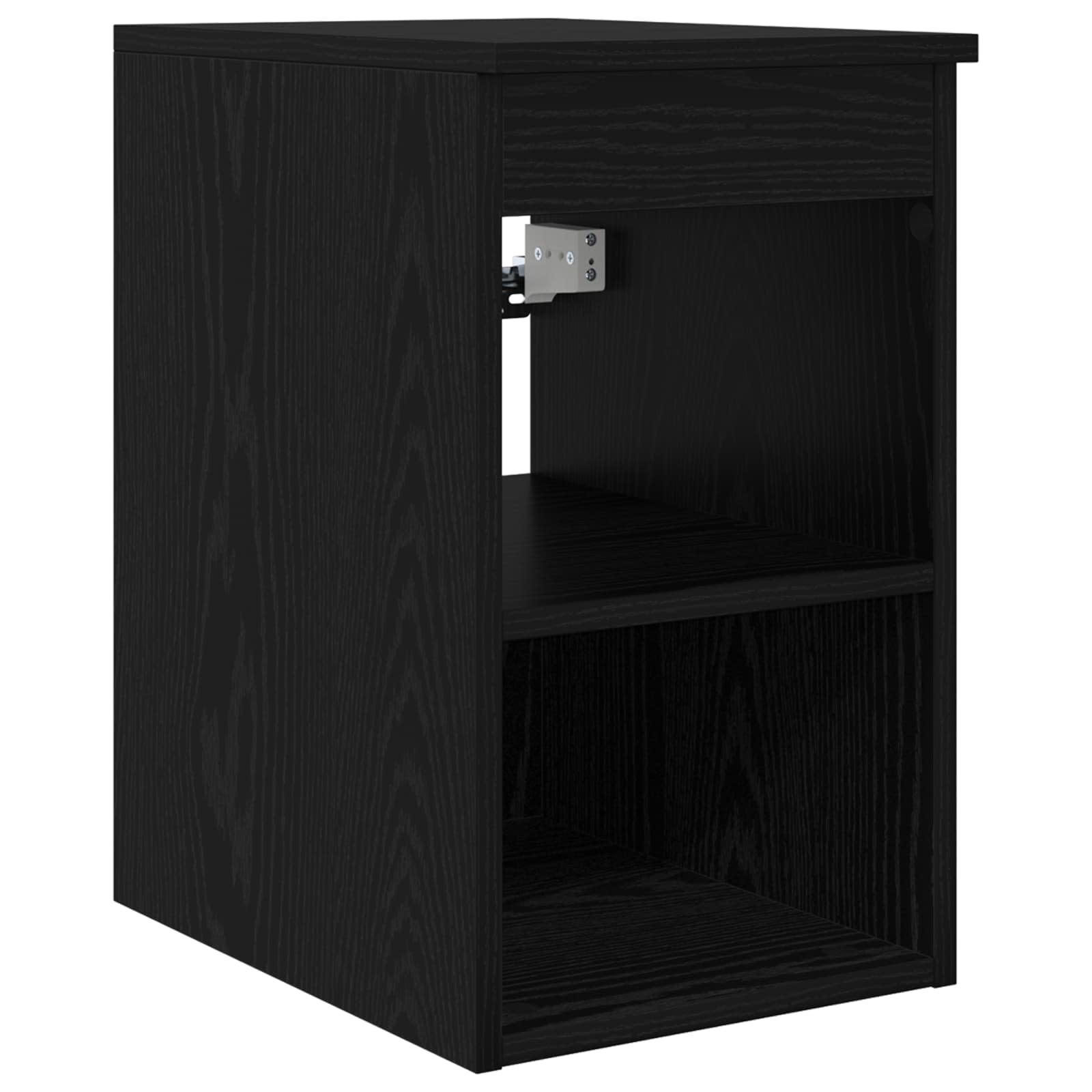 Badrumsskåp Mellan Svart ek 30 x 35 x 50 cm Konstruerat trä