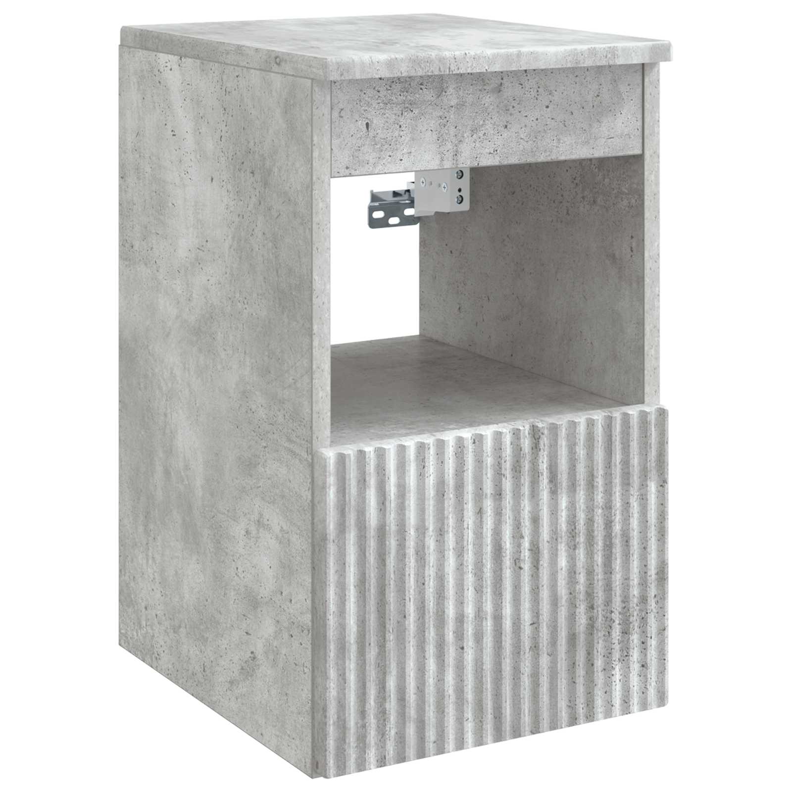 Badrumsskåp Betonggrå 30 x 41 x 50 cm Konstruerat trä
