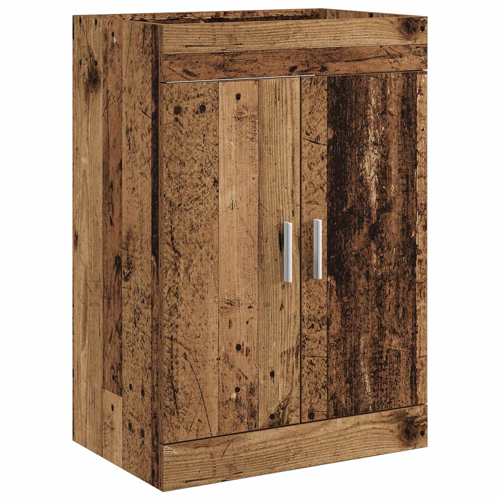 Badrum Under Diskbänk Skåp Gammalt trä 78,5 x 37,5 x 81 cm