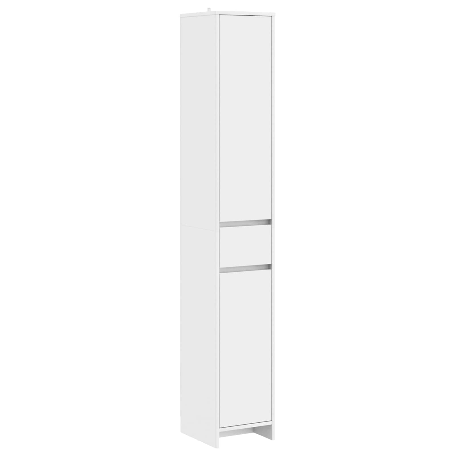 Badrumsskåp Vit 30 x 33 x 190 cm Konstruerat trä