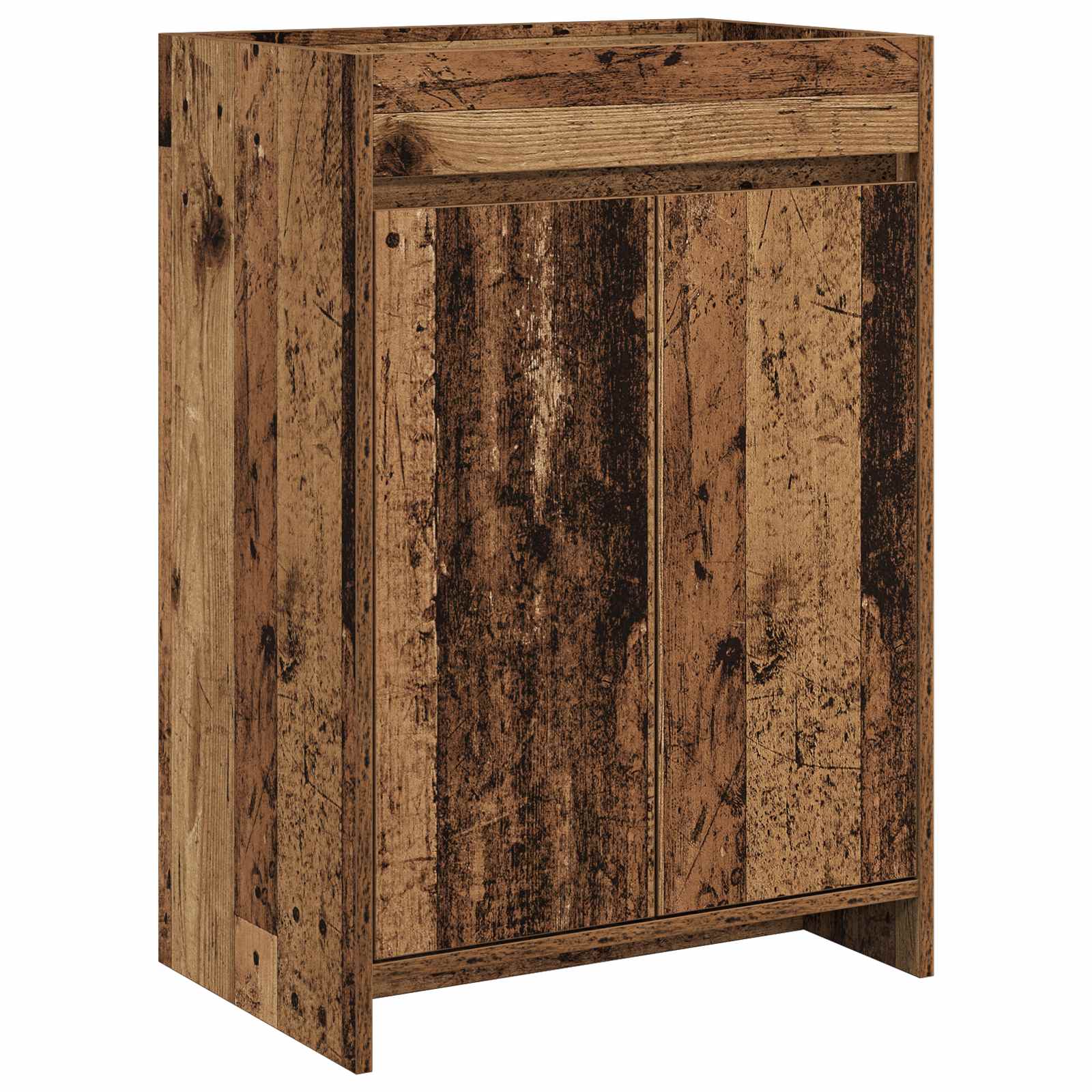 Badrum Under Diskbänk Skåp Gammalt trä 56 x 37,5 x 81 cm