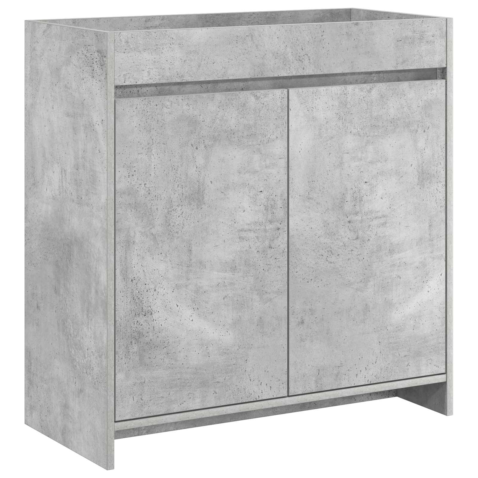 Badrum Under Diskbänk Skåp Betonggrå 78,5 x 37,5 x 81 cm