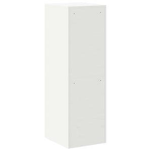 Arkivkåp med låda 2 pcs Vit 44 x 50 x 106.5 cm Kallvalsat Stål
