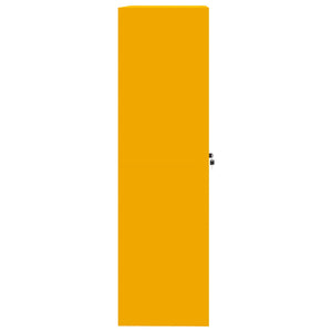 Förvaringsskåp 2 pcs Senapsgul 90 x 40 x 140 cm Kallvalsat Stål