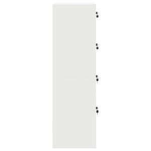 Förvaringsskåp 2 pcs Svart 80 x 40 x 180 cm Kallvalsat Stål