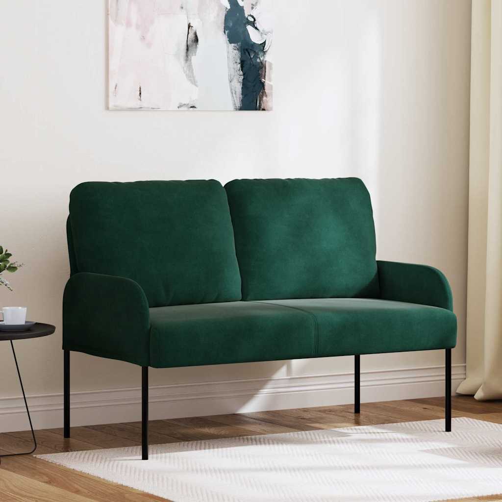 Soffor med kudde 110cm Mörkgrön Plywood