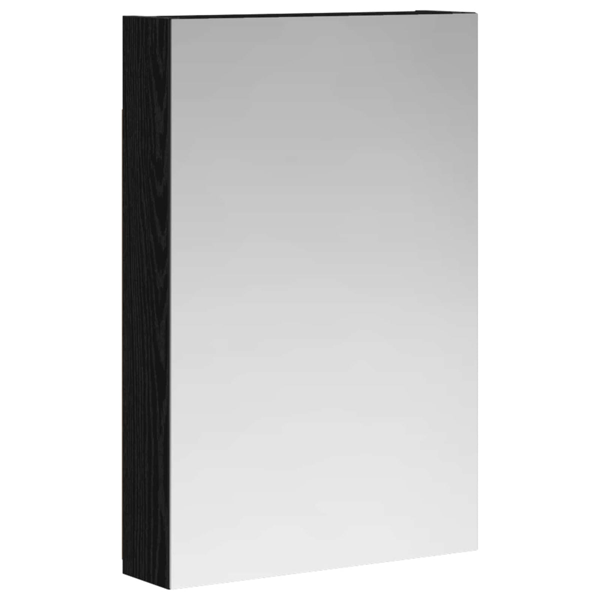 Badrumsspegelskåp Svart Ek 40 x 10,5 x 60,5 cm Konstruerat trä