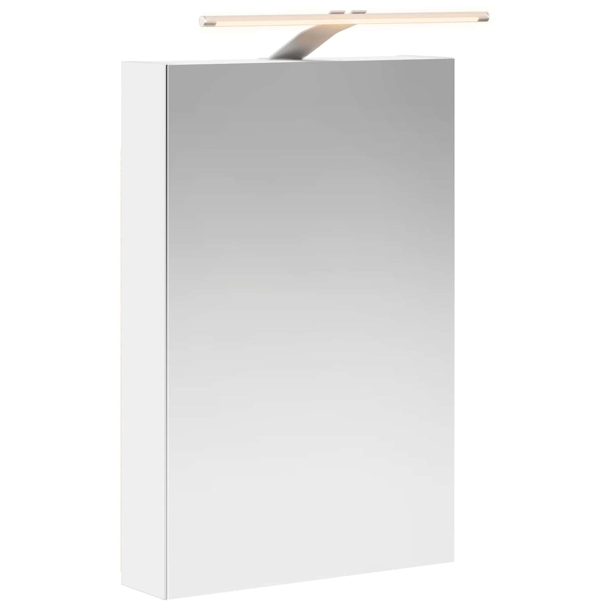 Badrumsspegelskåp Vit 40 x 10,5 x 60,5 cm Konstruerat trä