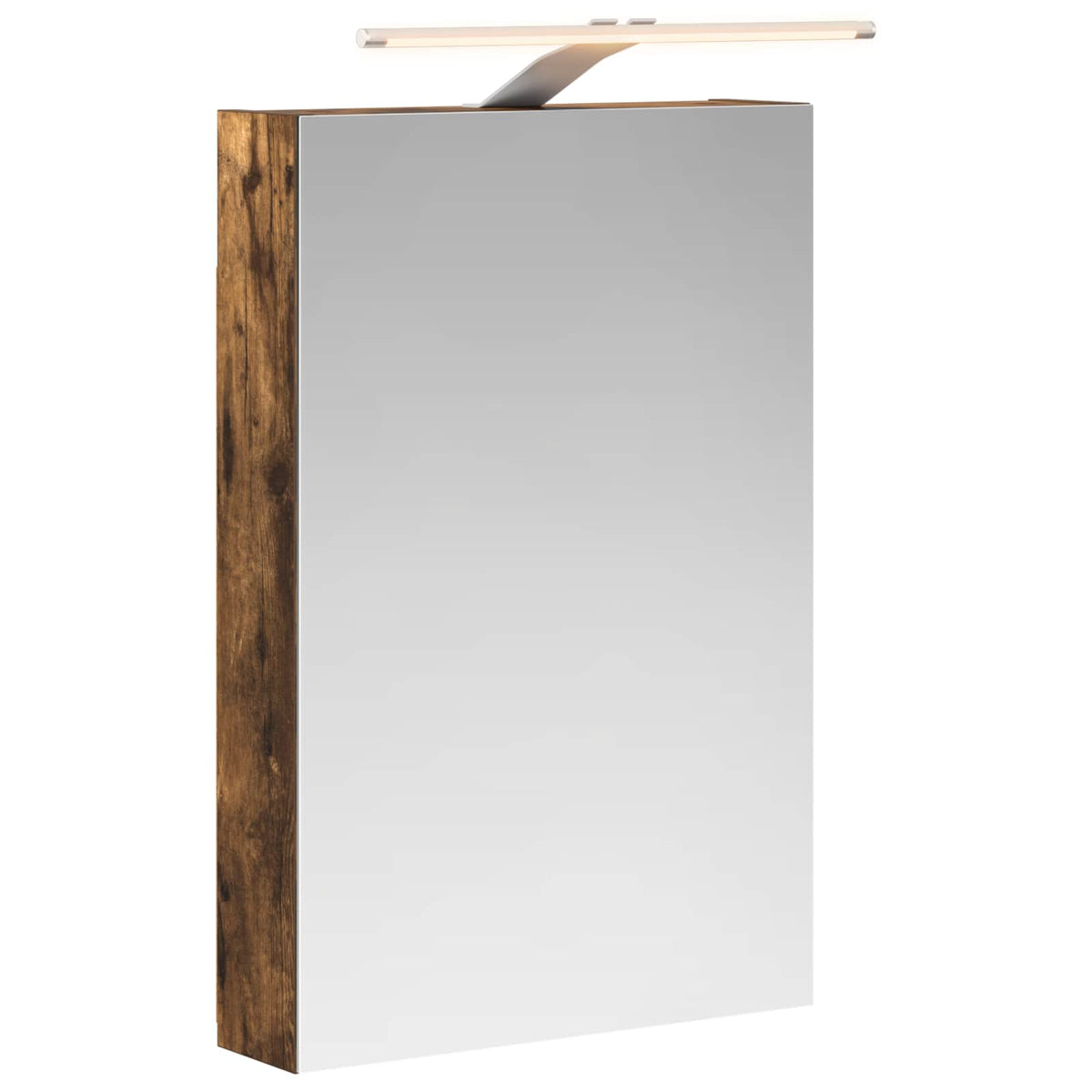 Badrumsspegelskåp Rökt ek 40 x 10,5 x 60,5 cm Konstruerat trä