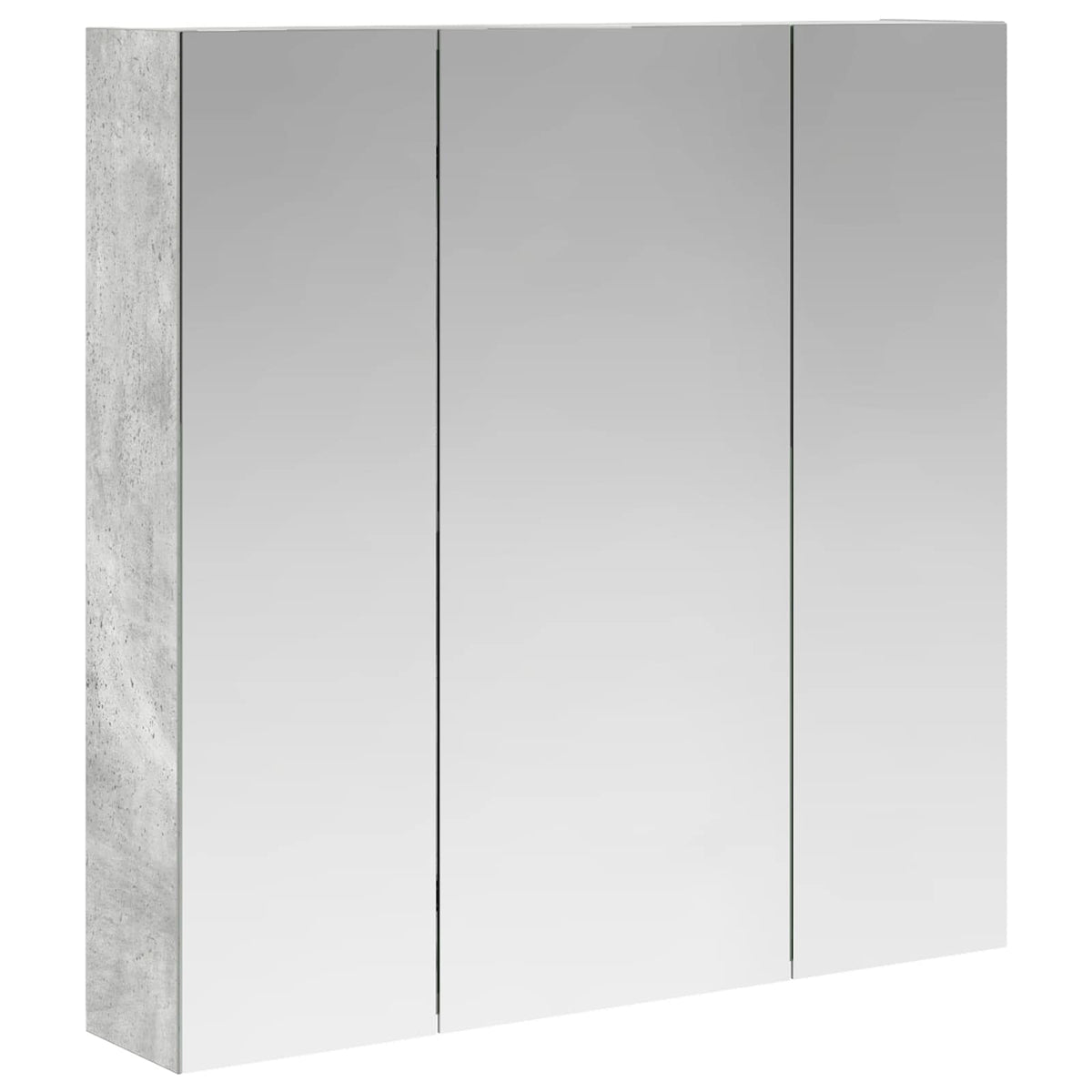 Badrumsspegelskåp Betonggrå 70 x 14,5 x 70 cm Konstruerat trä