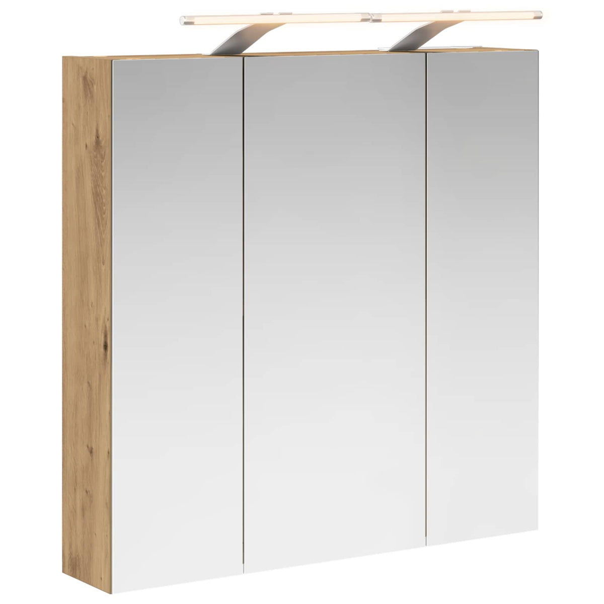 Badrumsspegelskåp Artisan-ek 70 x 14,5 x 70 cm Konstruerat trä