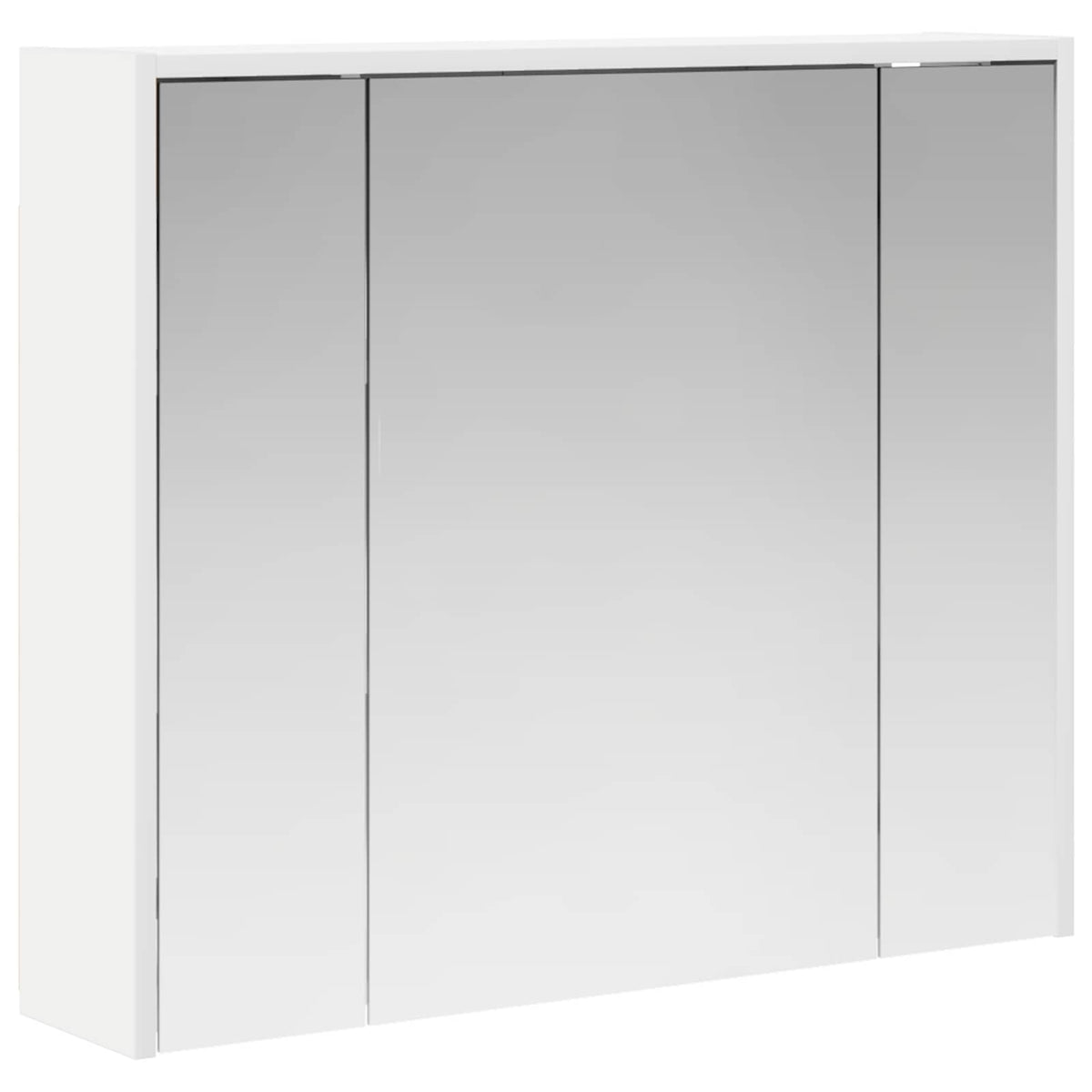 Badrumsspegelskåp Vit 73,5 x 16 x 62,5 cm Konstruerat trä