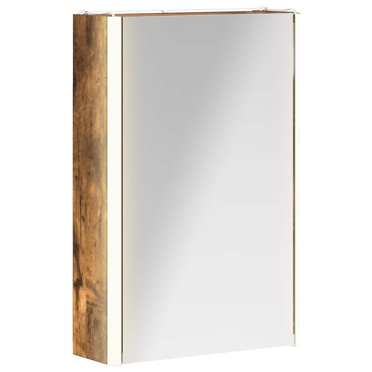 Badrumsspegelskåp Rökt ek 33 x 11,5 x 50 cm Konstruerat trä
