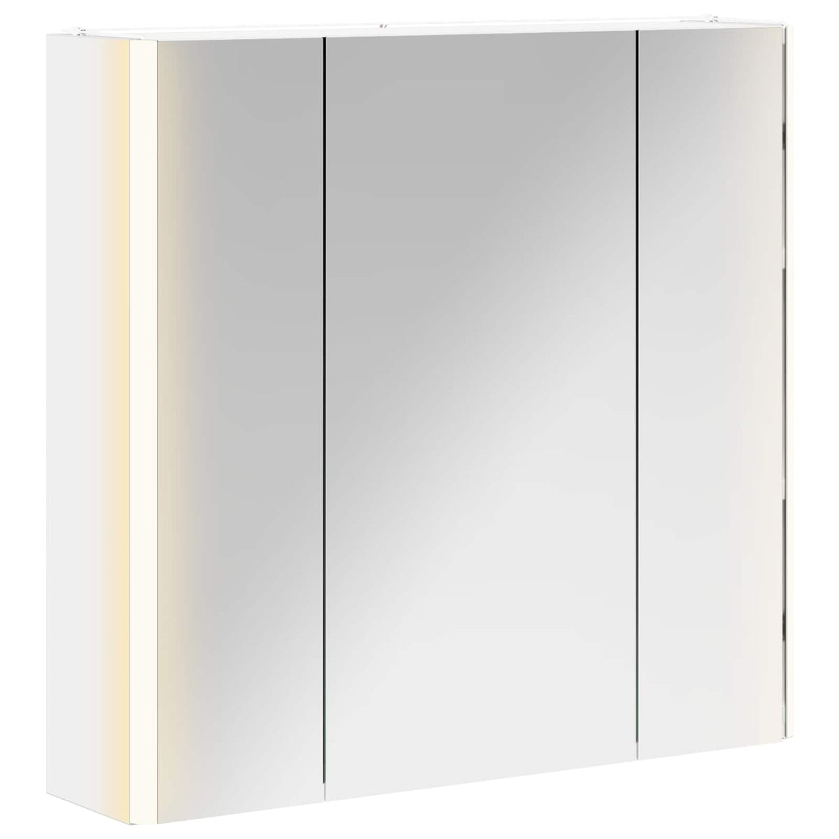Badrumsspegelskåp Vit 63,5 x 15,5 x 60,5 cm Konstruerat trä