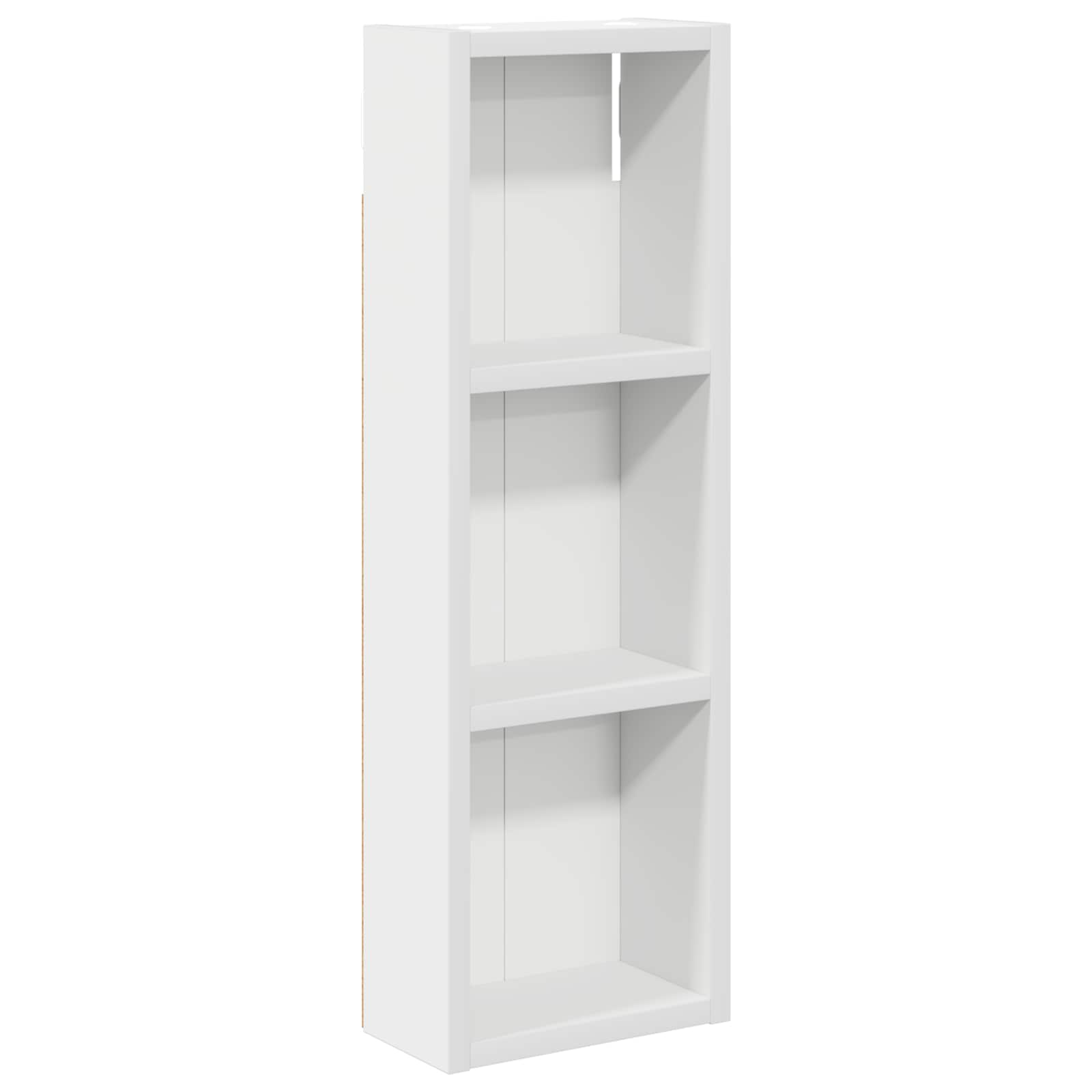 Badrumsväggskåp med hylla Vit 20 x 10 x 60,5 cm Konstruerat trä