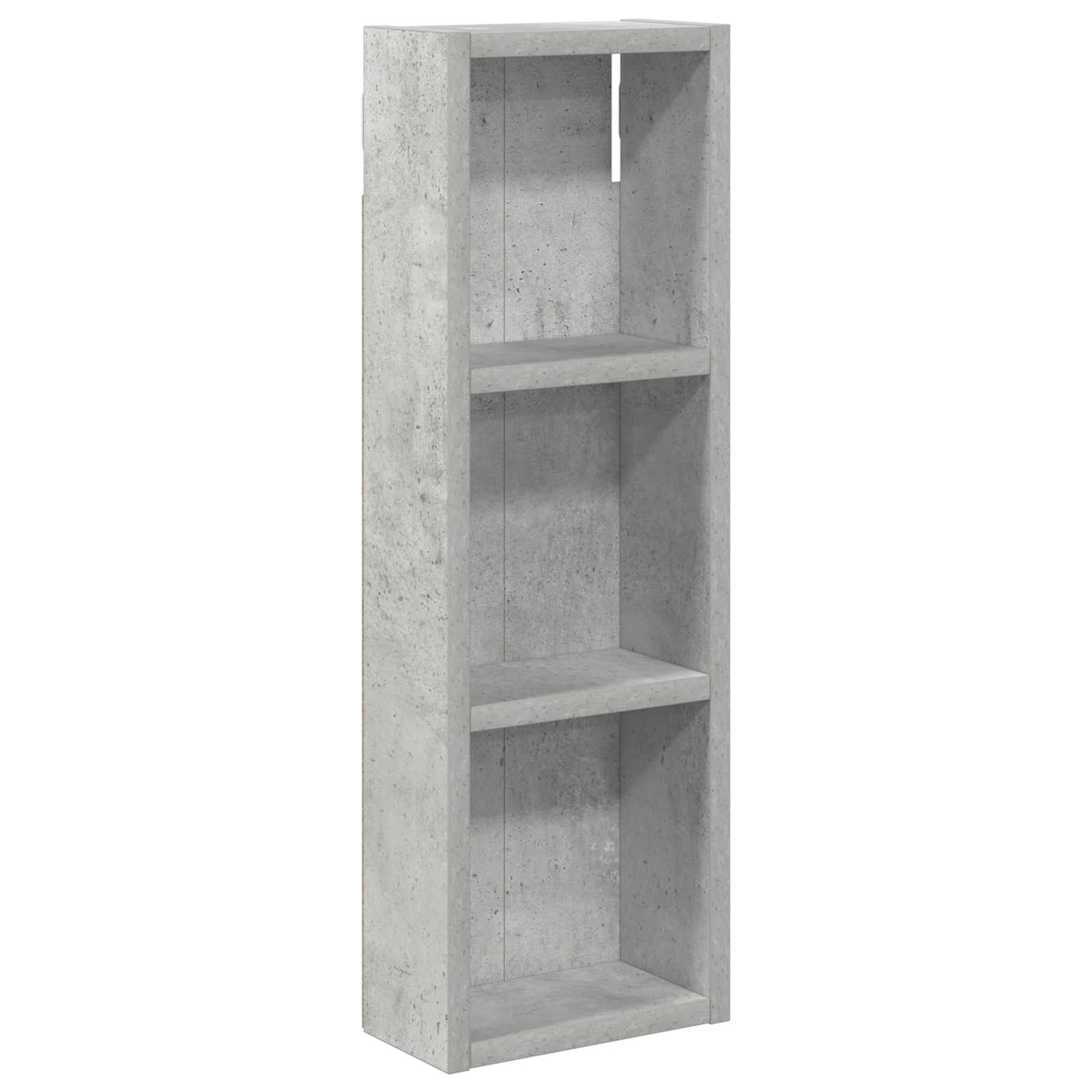 Badrumsväggskåp BetongGrå 20 x 10 x 60,5 cm Konstruerat trä