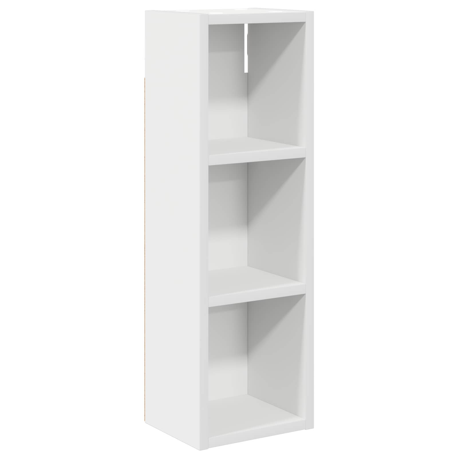 Badrumsväggskåp med hylla Vit 20 x 16 x 62,5 cm Konstruerat trä