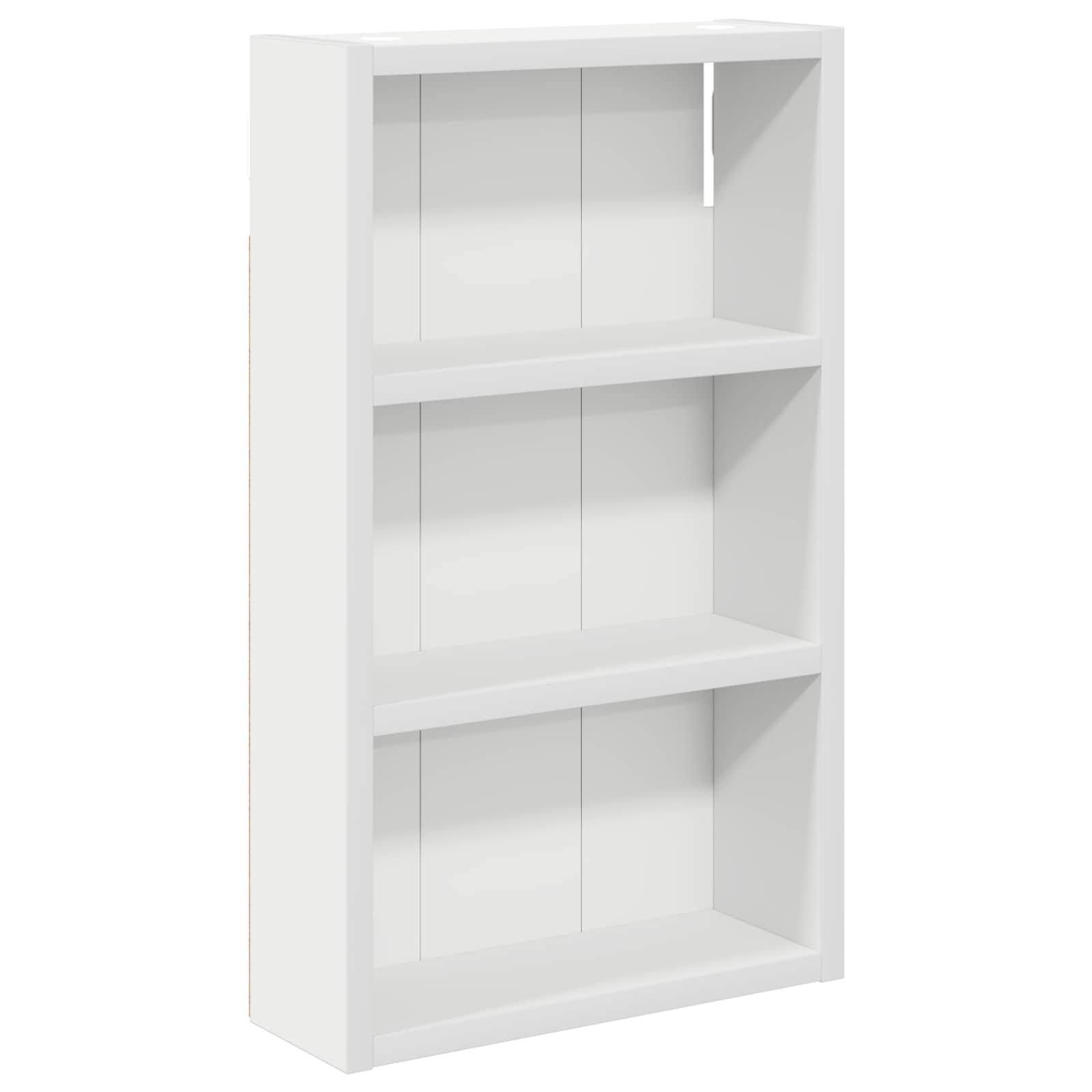 Badrumsväggskåp med hylla Vit 30 x 10 x 50 cm Konstruerat trä