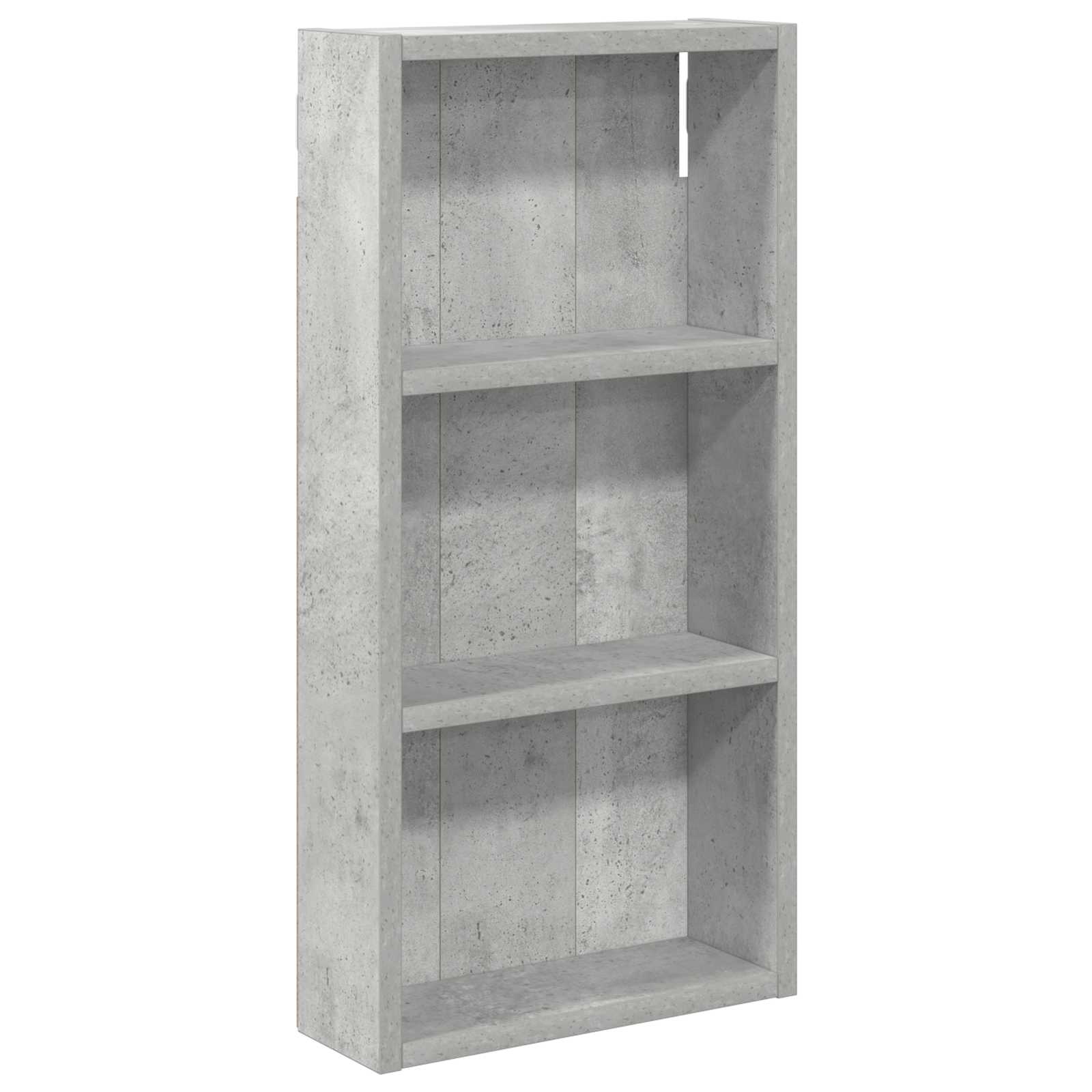 Badrumsväggskåp BetongGrå 30 x 10 x 60,5 cm Konstruerat trä