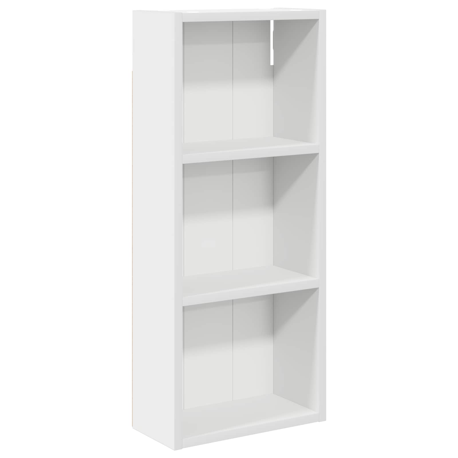 Badrumsväggskåp med hylla Vit 30 x 14 x 70 cm Konstruerat trä
