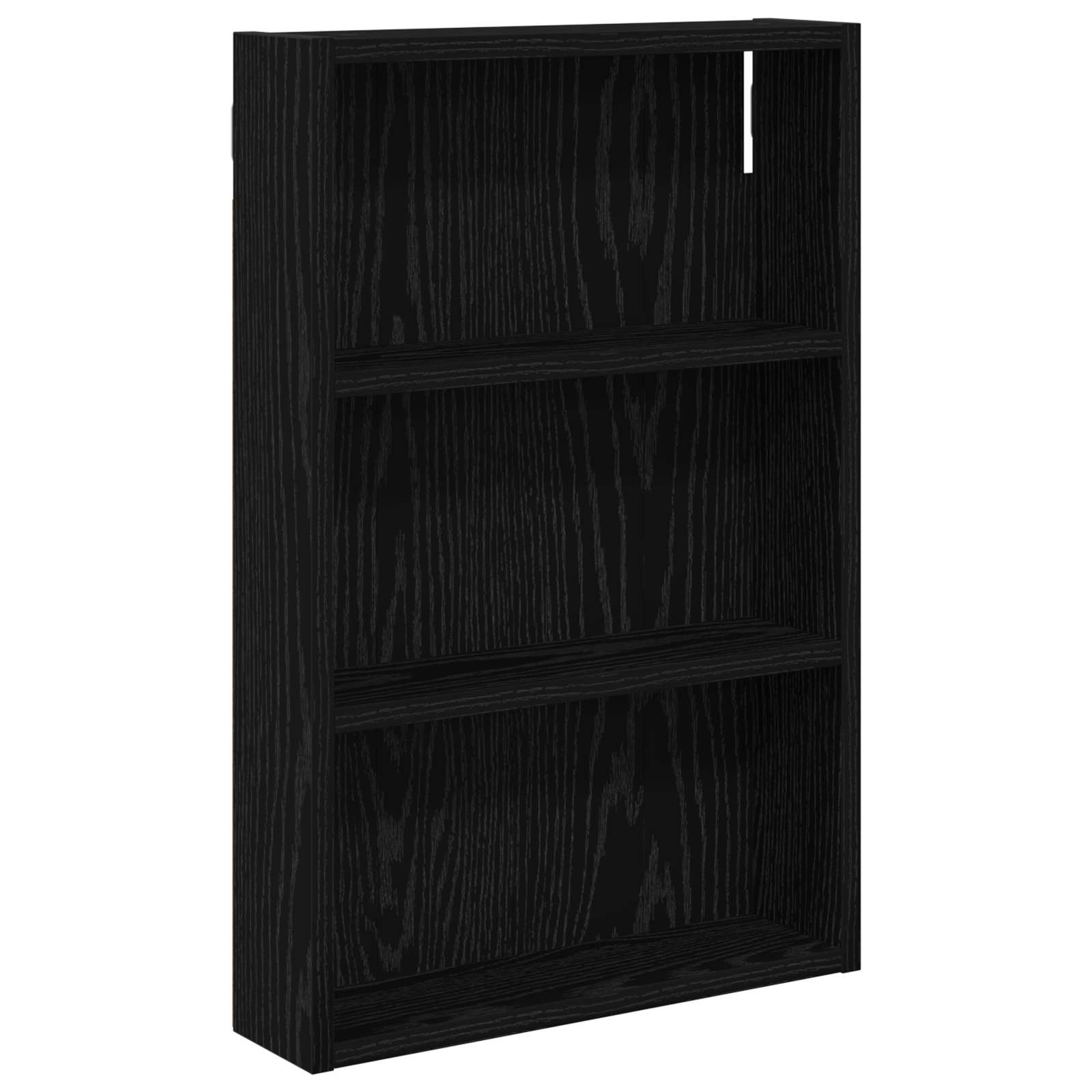 Badrumsväggskåp Svart Ek 40 x 10 x 60,5 cm Konstruerat trä