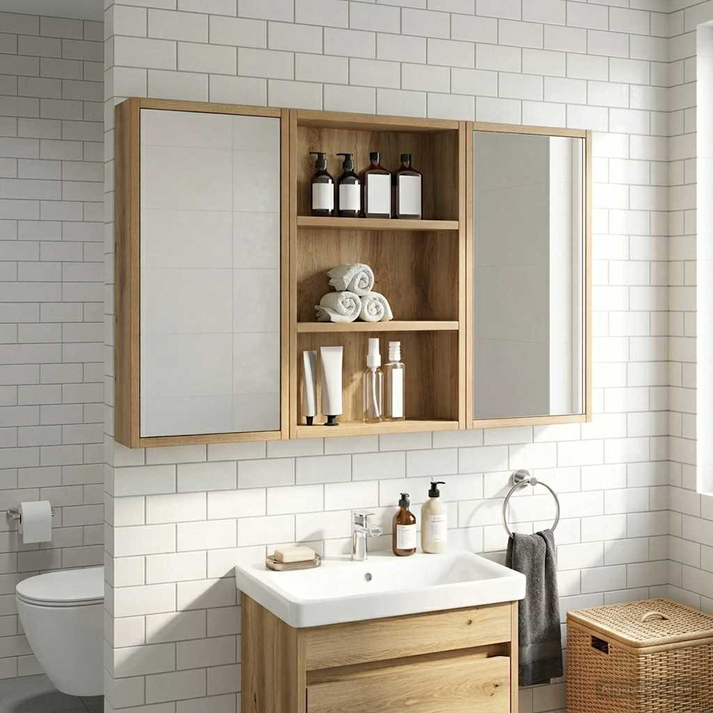 Badrumsväggskåp Artisan Ek 40 x 10 x 60,5 cm Konstruerat trä