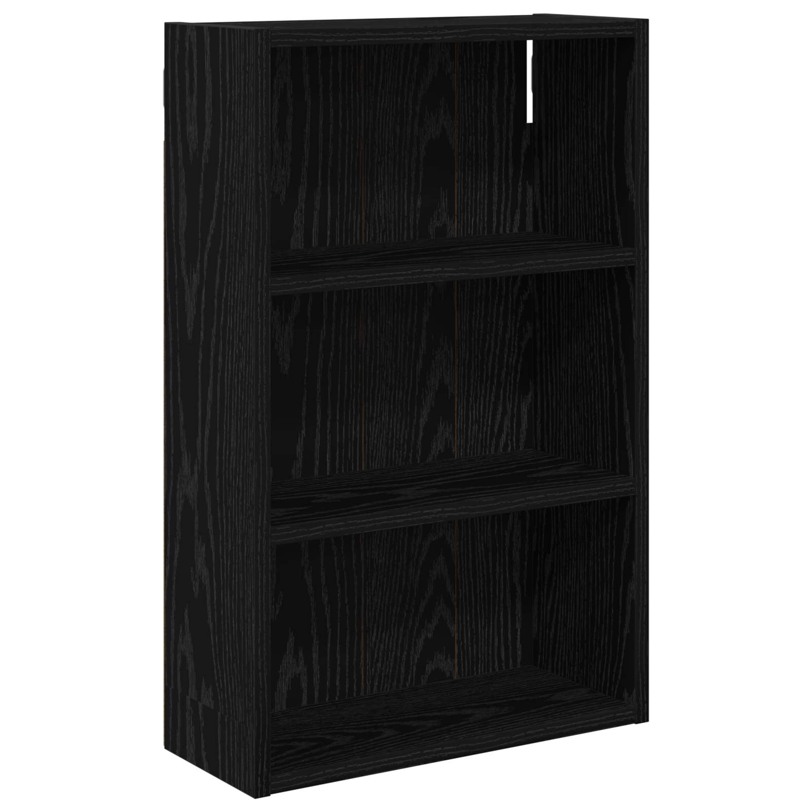 Badrumsväggskåp Svart Ek 40 x 16 x 62,5 cm Konstruerat trä