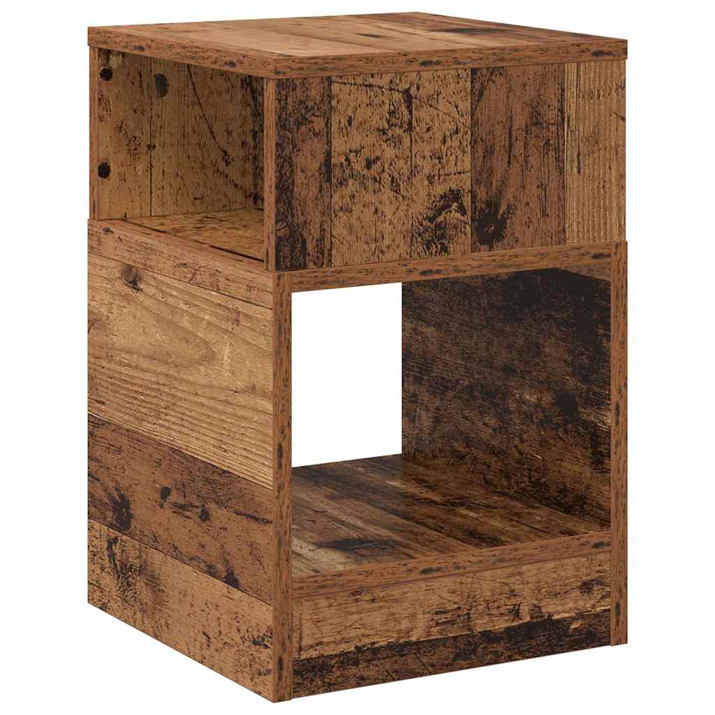 Sidobord Gammalt trä 30,5 x 30 x 45 cm Konstruerat trä