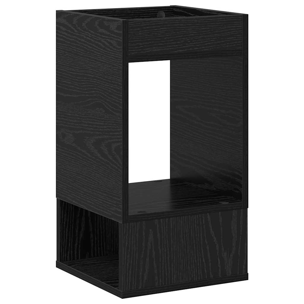 Sidobord Svart Ek 30 x 30 x 56 cm Konstruerat trä