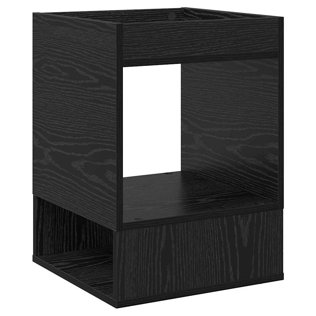 Sidobord Svart Ek 40 x 40 x 56 cm Konstruerat trä